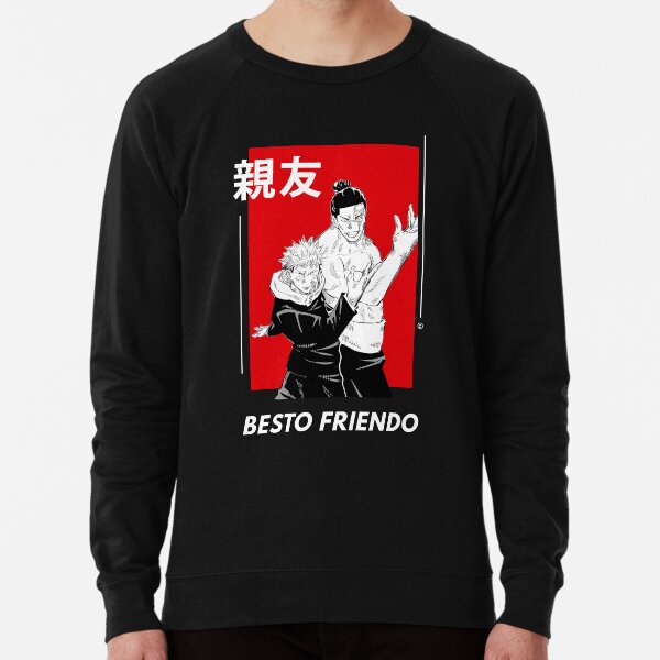Besto Friendo - Itadori and Todo Pose | Jujutsu no Kaisen Lightweight Sweatshirt