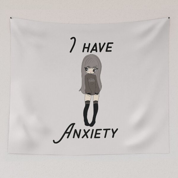 Item preview, TotalKawaii© Manga Girl says I Have Anxiety designed and sold by TotalKawaii.