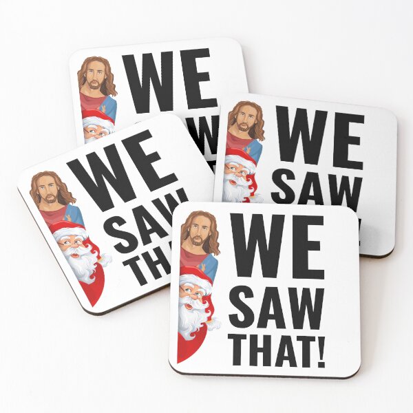 Item preview, Santa Claus And Jesus Christ We Saw That  designed and sold by Maria Garcia.