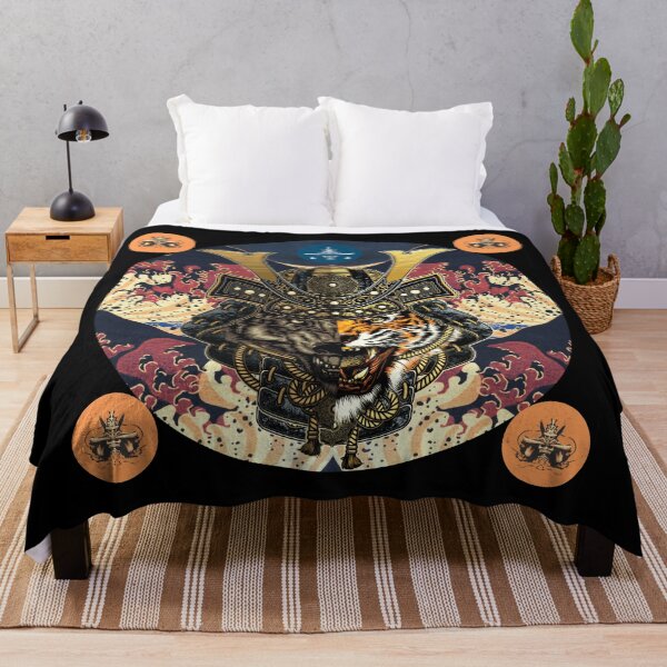 Item preview, Samurai Split Wolf/Tiger Clan designed and sold by MaddFictional.