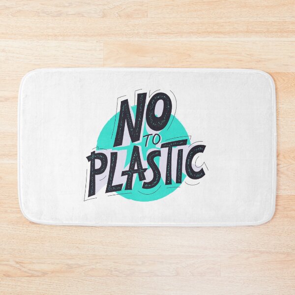 Item preview, no to plastic designed and sold by DareRabbit.