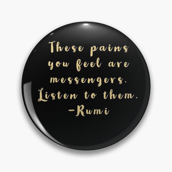 Item preview, Rumi quote of pain  designed and sold by uphustle.