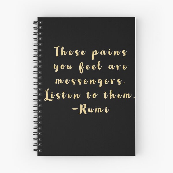 Item preview, Rumi quote of pain  designed and sold by uphustle.
