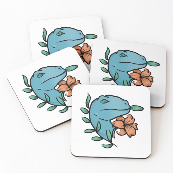 Item preview, Cute Blue Dino (Dinosaur) designed and sold by ElColumpioRojo.