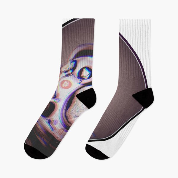 Item preview, Crypto Benjamin | Cyber Space Astronaut Miner | Vintage | Glitch designed and sold by spinolator.