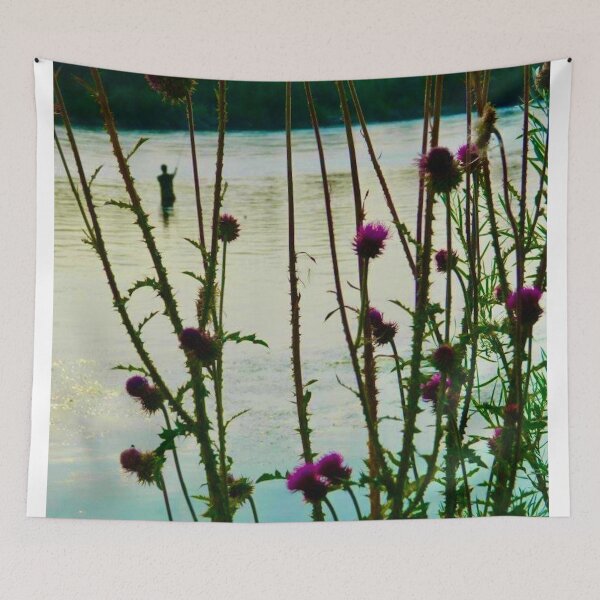Item preview, fishing among the thistle designed and sold by countrypines.