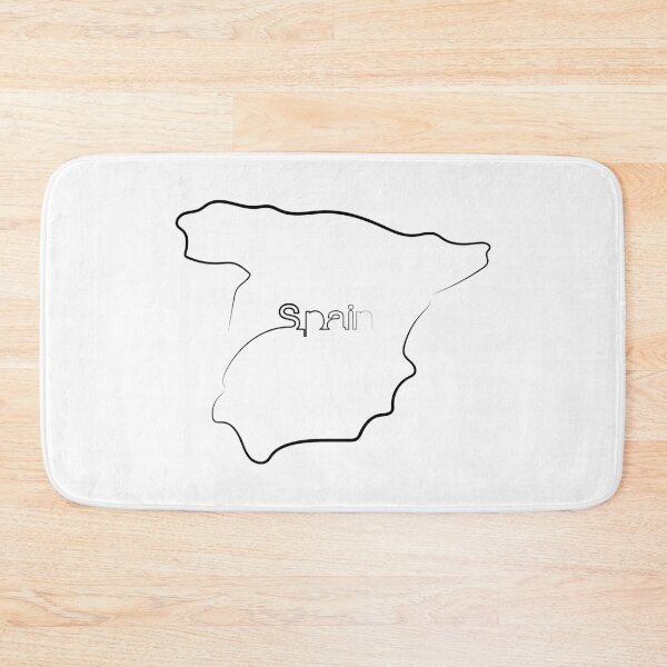 Item preview, Spain Map | One Line Art | One Line Artist | Minimal Art | Map Of Spain designed and sold by One-Line-Artist.
