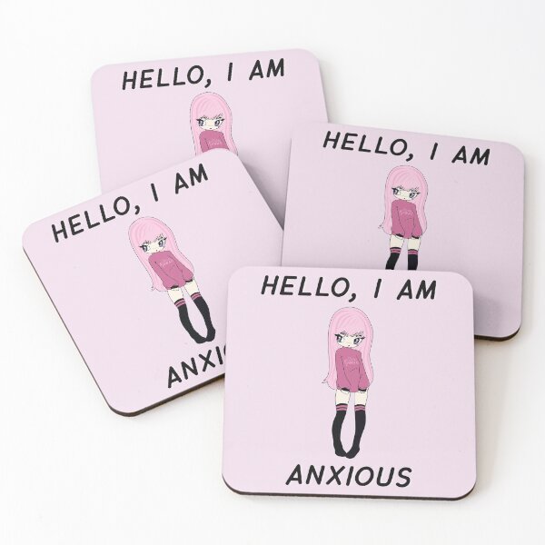 Item preview, TotalKawaii© Manga Girl says I am anxious designed and sold by TotalKawaii.