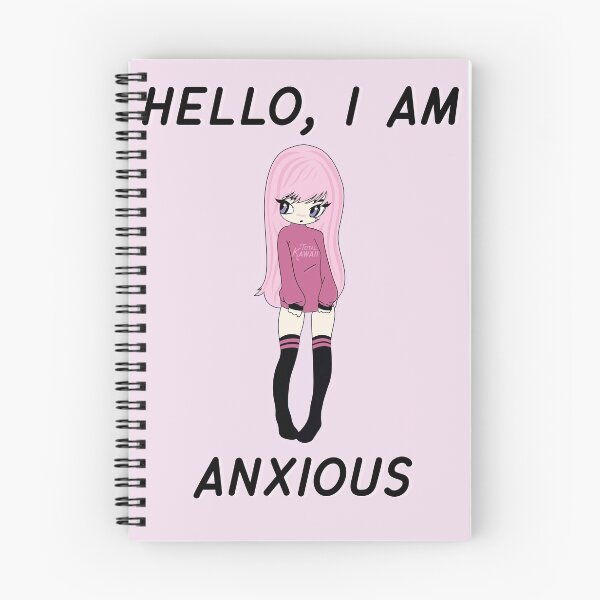 Item preview, TotalKawaii© Manga Girl says I am anxious designed and sold by TotalKawaii.