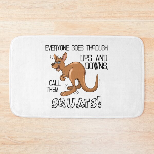 Item preview, Squats kangaroo ups and down in life illustration designed and sold by ARTemyzz.