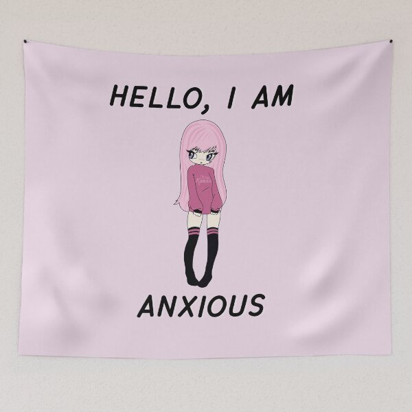 Item preview, TotalKawaii© Manga Girl says I am anxious designed and sold by TotalKawaii.