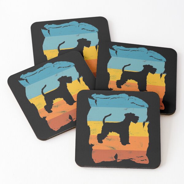 Item preview, Miniature Schnauzer Distressed Vintage Retro Silhouette designed and sold by DoggyStyles.