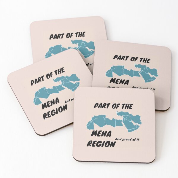 Item preview, Sticker MENA proud designed and sold by Scentofjasmine.