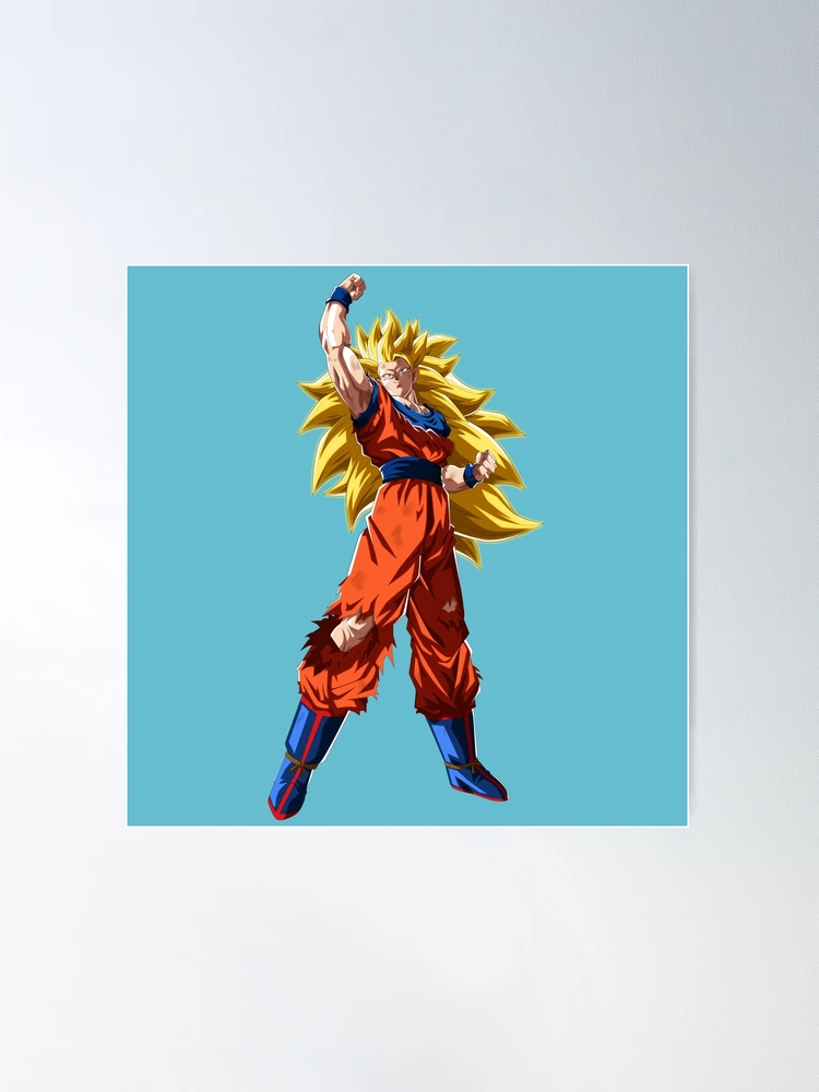Goku super saiyan 3 Poster for Sale by fitainment