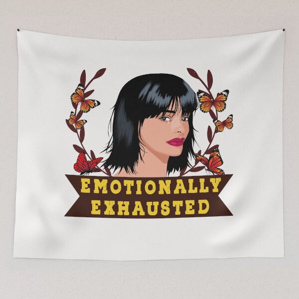 Item preview, Copy of Emotionally Exhausted designed and sold by dogcuddleralert.