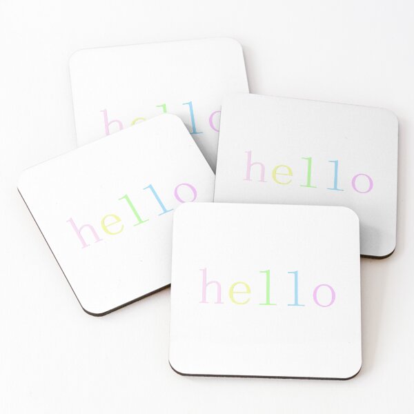 Item preview, pastel hello designed and sold by nicole delgrosso.