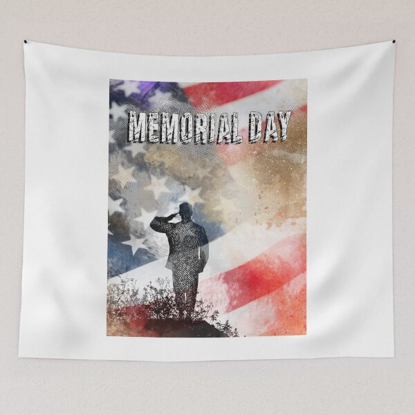 Item preview, Memory Day Series - Salutations to the Flag designed and sold by GrafiKrama.