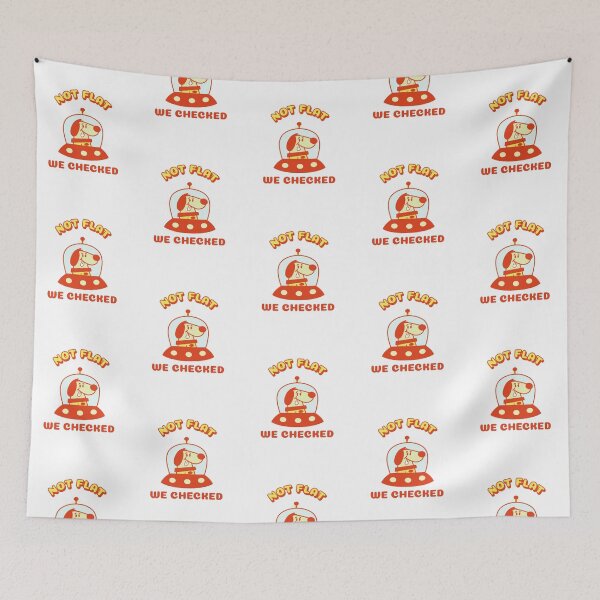 Item preview, Not Flat We Checked designed and sold by Shorrab.
