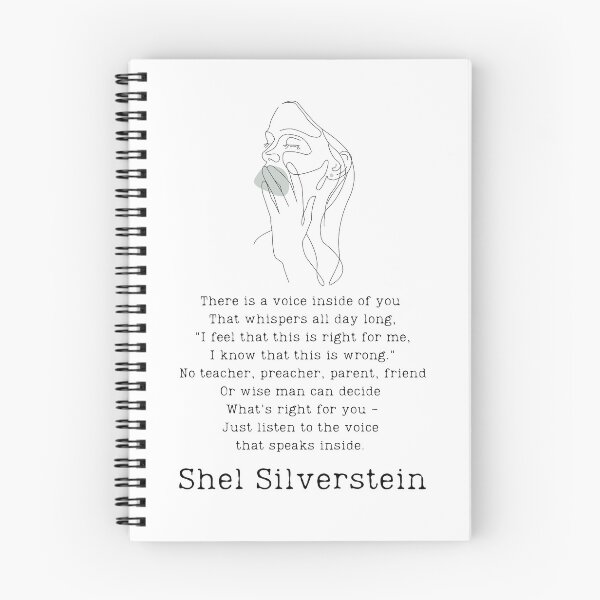 Item preview, "There is a voice inside of you" designed and sold by BookberryGarden.