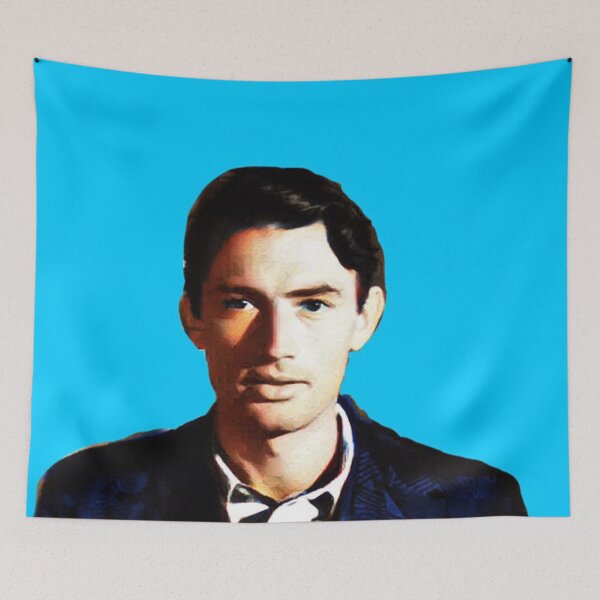 Item preview, Gregory Peck on blue designed and sold by LisaMPierce1990.