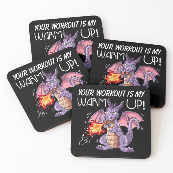 Item preview, Warm up workout dragon motivation designed and sold by ARTemyzz.