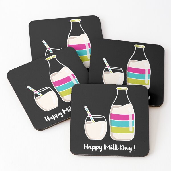Item preview, Happy Milk Day | Pink Green | Black designed and sold by Wintre2.
