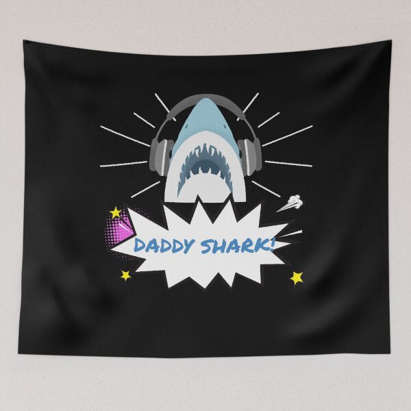 Item preview, Daddy Shark Listening To Music designed and sold by jtechlimitless.