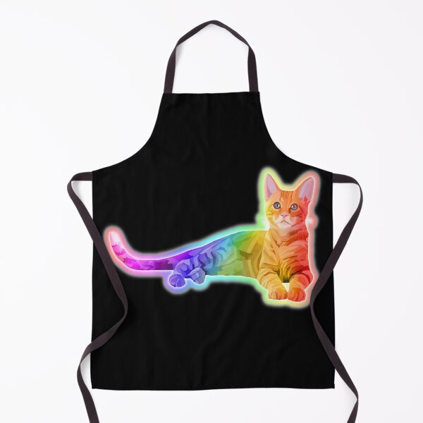 Item preview, Neon Rainbow Glowing Kitten designed and sold by Deborah Camp.