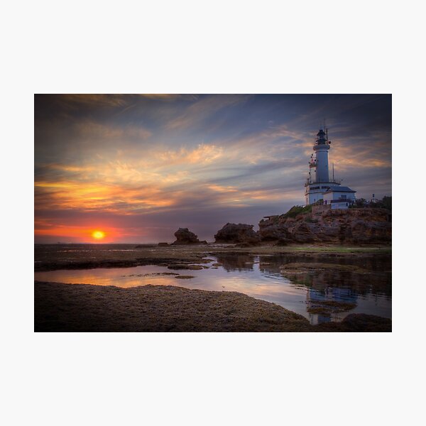 Item preview, Point Lonsdale Lighthouse as seen from the Port Phillip Bay Heads designed and sold by Richard Munckton.