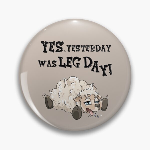 Item preview, Leg day fitness training drained sheep designed and sold by ARTemyzz.