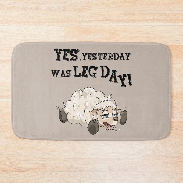 Item preview, Leg day fitness training drained sheep designed and sold by ARTemyzz.