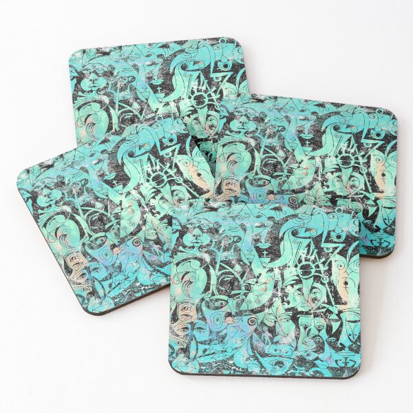 Item preview, The Infinity - Ancient Greece - Rustic Blue/Green designed and sold by koorosh-nejad.