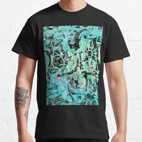 The Infinity - Ancient Greece - Rustic Blue/Green Classic T-Shirt