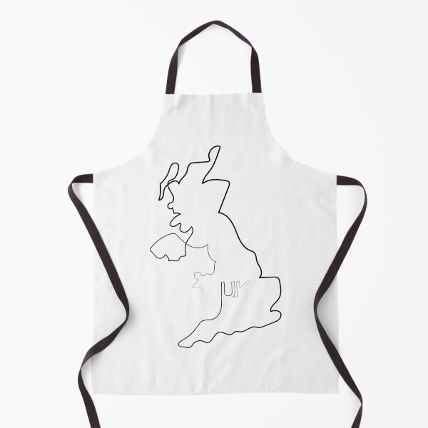 Item preview, UK Map | One Line Art | One Line Artist | Minimal Art | Map Of UK designed and sold by One-Line-Artist.