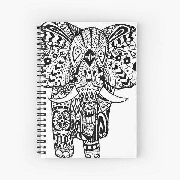 Spiralblocke Stammes Elefant Redbubble