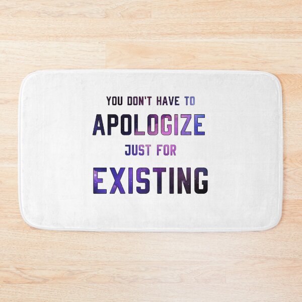 Item preview, The Umbrella Academy-Inspired "You Don't Have to Apologize" designed and sold by mulberrydragon.