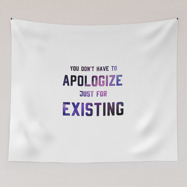 Item preview, The Umbrella Academy-Inspired "You Don't Have to Apologize" designed and sold by mulberrydragon.