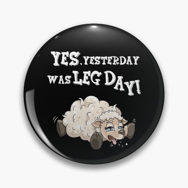 Item preview, Leg day hard workout exhausted lamb designed and sold by ARTemyzz.