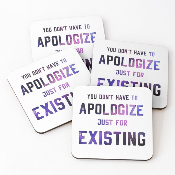 Item preview, The Umbrella Academy-Inspired "You Don't Have to Apologize" designed and sold by mulberrydragon.
