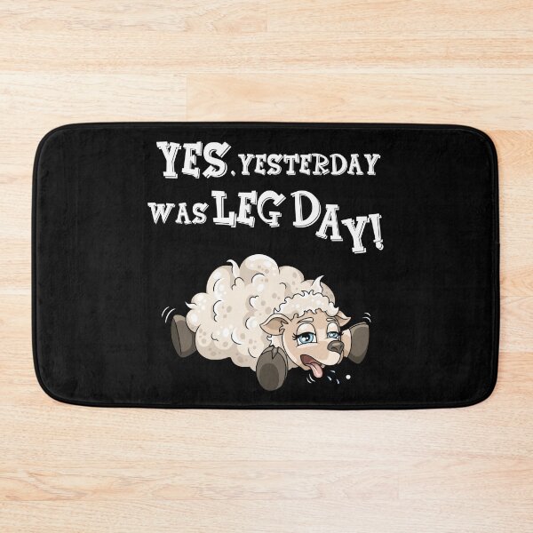 Item preview, Leg day hard workout exhausted lamb designed and sold by ARTemyzz.