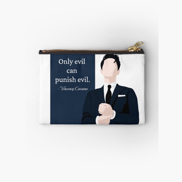 Item preview, Vincenzo Cassano Only Evil Can Punish Evil Cuff Link Point Art designed and sold by WPrintMPalette.