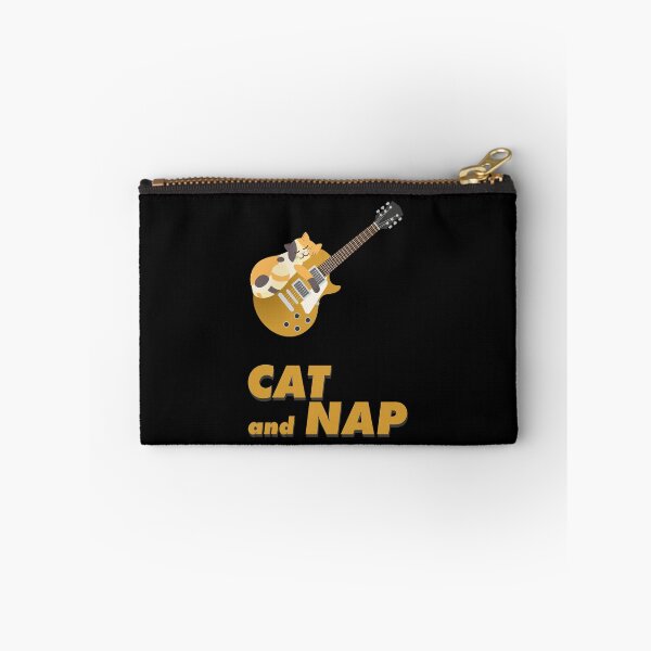 Item preview, Relaxed Cat on Rock Guitar | Calico | Catnap designed and sold by Fluffy-Vectors.