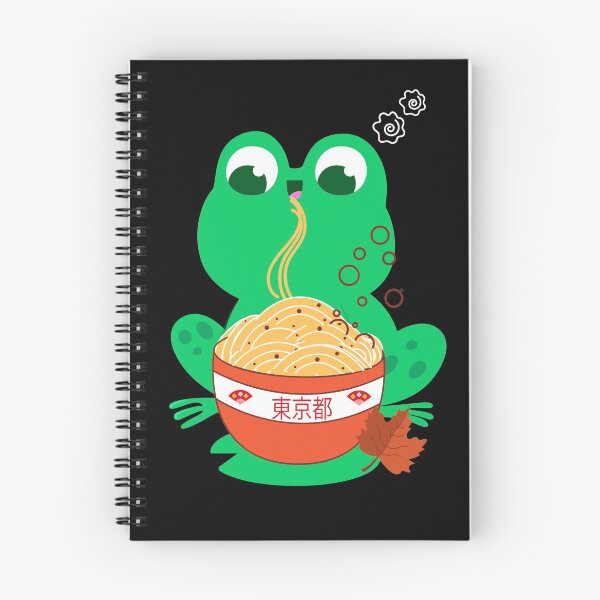 Item preview, Frog,Leaves Ramen, Funny Croaker Design Gift For Caecilian Lover Boyfriend designed and sold by Rassitni.