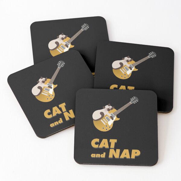 Item preview, Relaxed Cat on Rock Guitar | Siamese | Catnap designed and sold by Fluffy-Vectors.