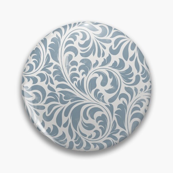 Item preview, Blue Vintage Damask Pattern designed and sold by Out5p0ken.