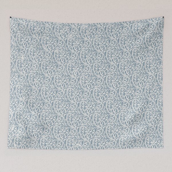 Item preview, Blue Vintage Damask Pattern designed and sold by Out5p0ken.