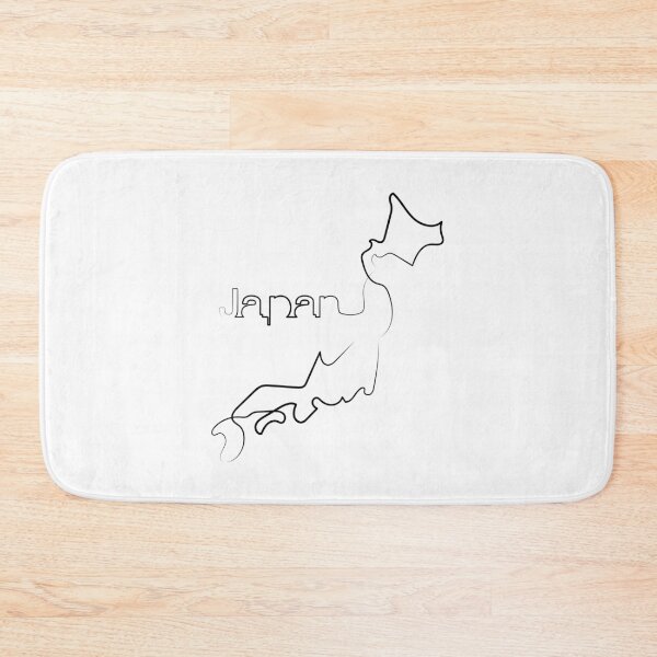 Item preview, Japan Map | One Line Art | One Line Artist | Minimal Art | Map Of Japan designed and sold by One-Line-Artist.