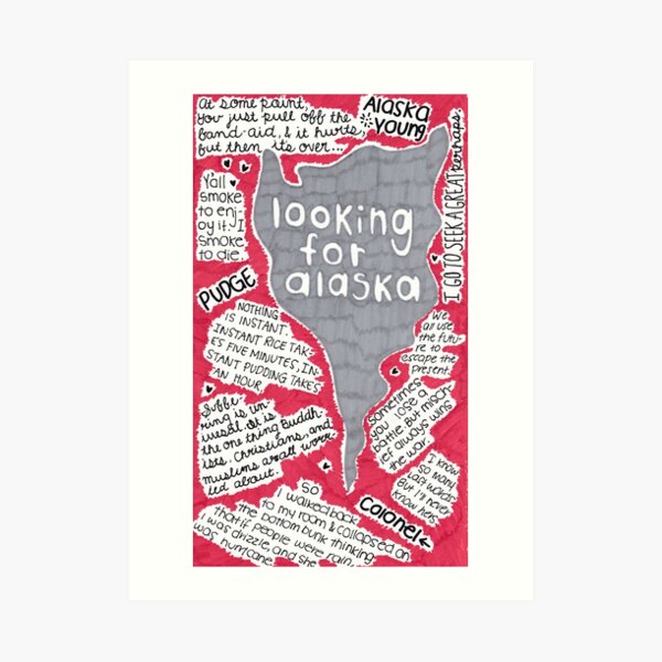 "Looking For Alaska collage" Art Print for Sale by ArtbyKaylee Redbubble