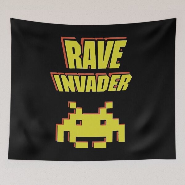 Item preview, RAVE INVADERS designed and sold by equiliser.