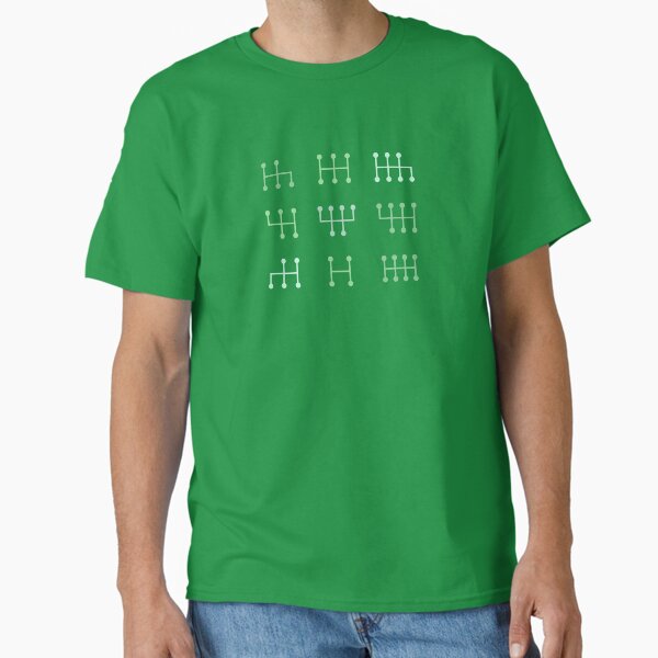 Item preview, Green Manual Transmission Design Pattern designed and sold by ApexFibers.
